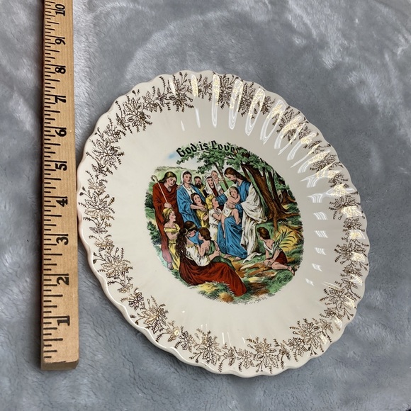 Vintage MCM first edition religious plate - Picture 3 of 4